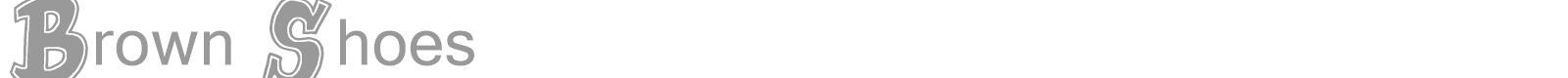 Brown Shoes font preview
